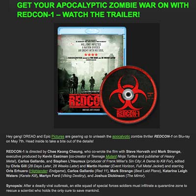 GET YOUR APOCALYPTIC ZOMBIE WAR ON WITH REDCON-1 – WATCH THE TRAILER!